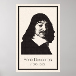Matematiker - Descartes Poster