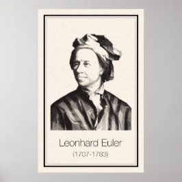 Matematiker - Euler Poster
