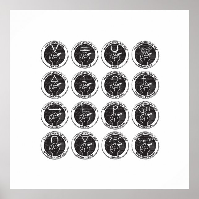 Matematiker för alla, etc. Poster (Framsidan)