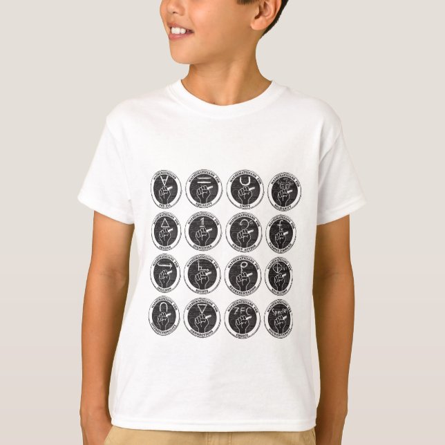 Matematiker för alla osv. T-shirt för ungdomar (Framsida)