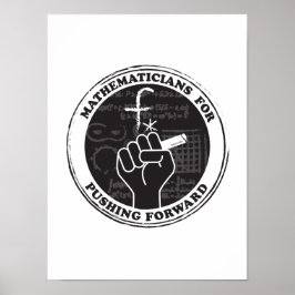Matematiker för att driva fram Poster