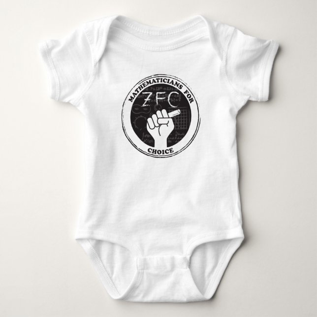 Matematiker för Choice Baby One-biet Bodykostym T Shirt (Framsida)