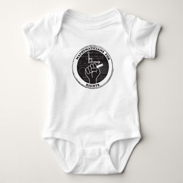 Matematiker för Höger Baby One-biet Baby T Shirt (Framsida)