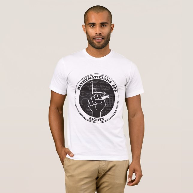 Matematiker för Höger T-shirt (Hel framsida)
