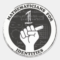 Matematiker för identitetsmärken