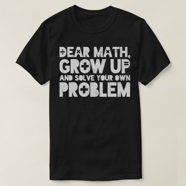 Matematiker för matematiker för matematik för mate t shirt (Design framsida)