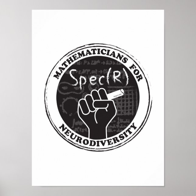 Matematiker för neurodiversitet Poster (Framsidan)