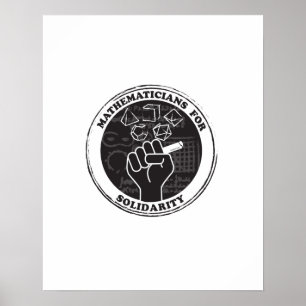 Matematiker för solidaritet Poster
