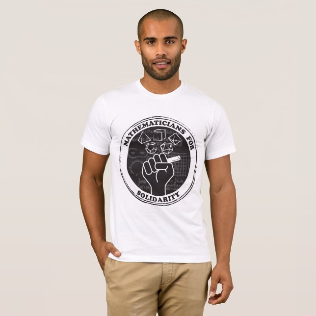 Matematiker för Solidaritets T-shirt (Hel framsida)
