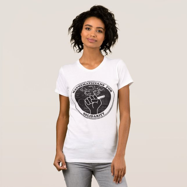 Matematiker för Solidaritets T-shirt (Hel framsida)
