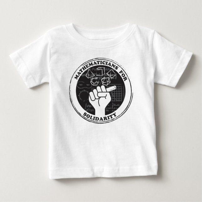 Matematiker för Solidaritets T-shirt - Baby (Framsida)