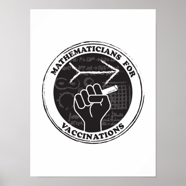 Matematiker för vaccinering Poster (Framsidan)