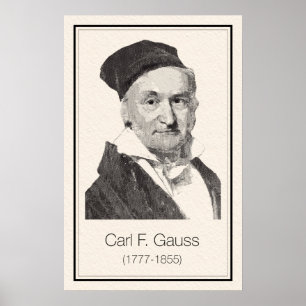 Matematiker - Gauss Poster