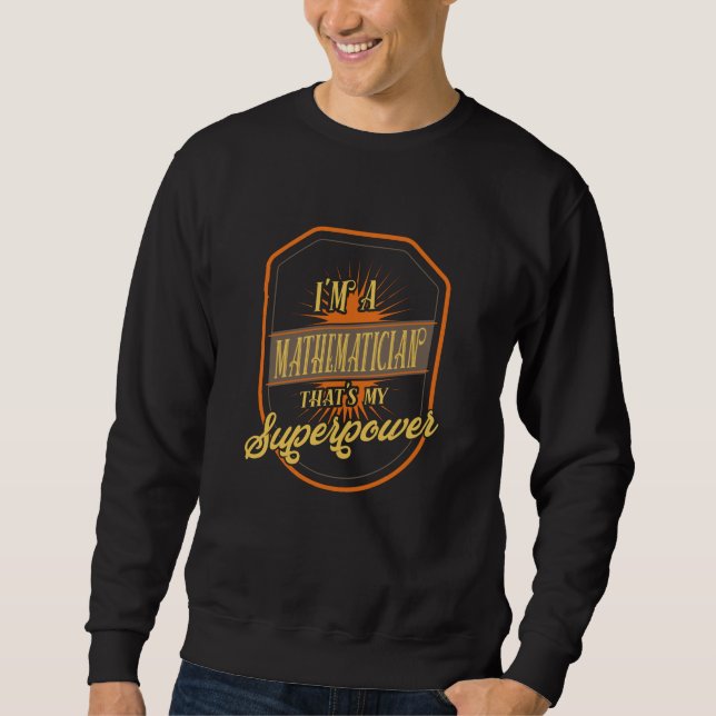 Matematiker Lång Ärmad Tröja (Framsida)