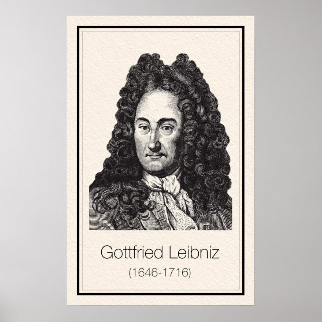 Matematiker - Leibniz Poster (Framsidan)