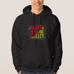 Matematiker Math är hård matematiklärare färgstark Hoodie