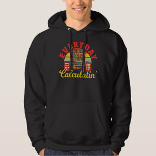Matematiker Math Teache vid daglig beräkning Hoodie