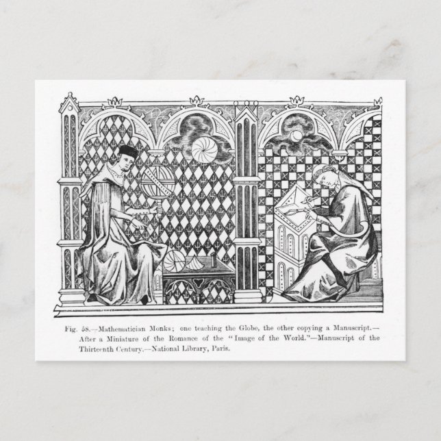 Matematiker Munk: en lärare i Globe Vykort (Framsida)