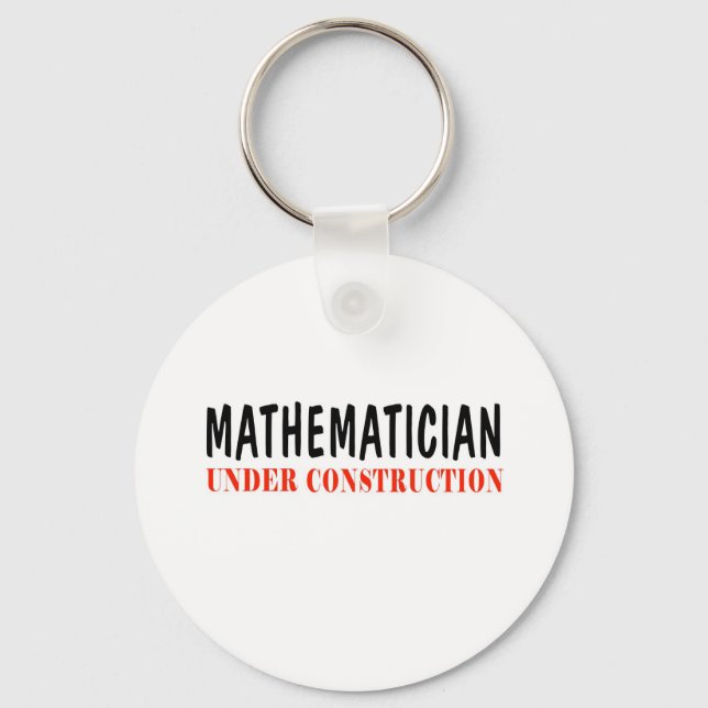 Matematiker _ under uppbyggnad nyckelring (Framsida)