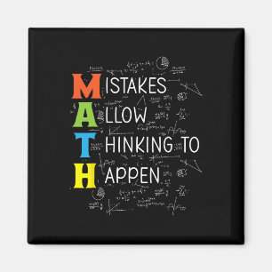 Matematikfel tillåter tänkande att hända  magnet