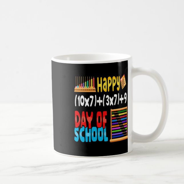 Matematikformel 100 dagar för lärarutbildning kaffemugg (Höger)