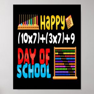 Matematikformel 100 dagar för lärarutbildning poster