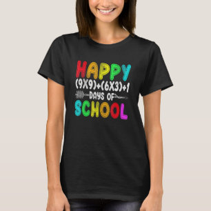 Matematikformel 100 dagar för skollärare t shirt