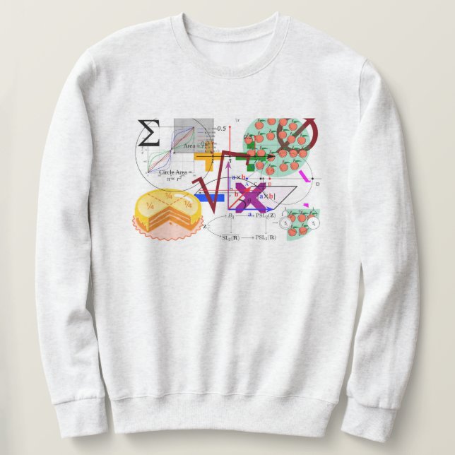 Matematikformel fysik skolgång lång ärmad tröja (Design framsida)