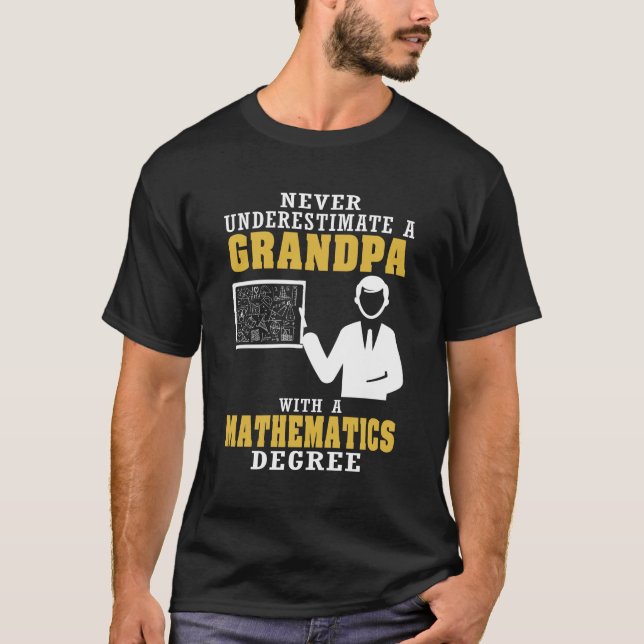Matematikgradmorfar T-shirt (Framsida)