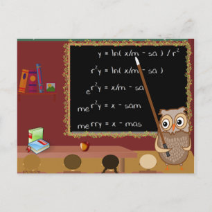 MatematikjulWish Helg Vykort