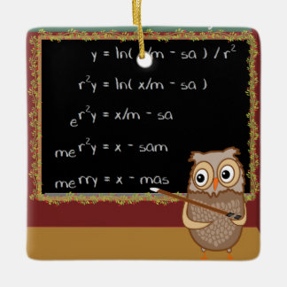 MatematikjulWish Julgransprydnad Keramik