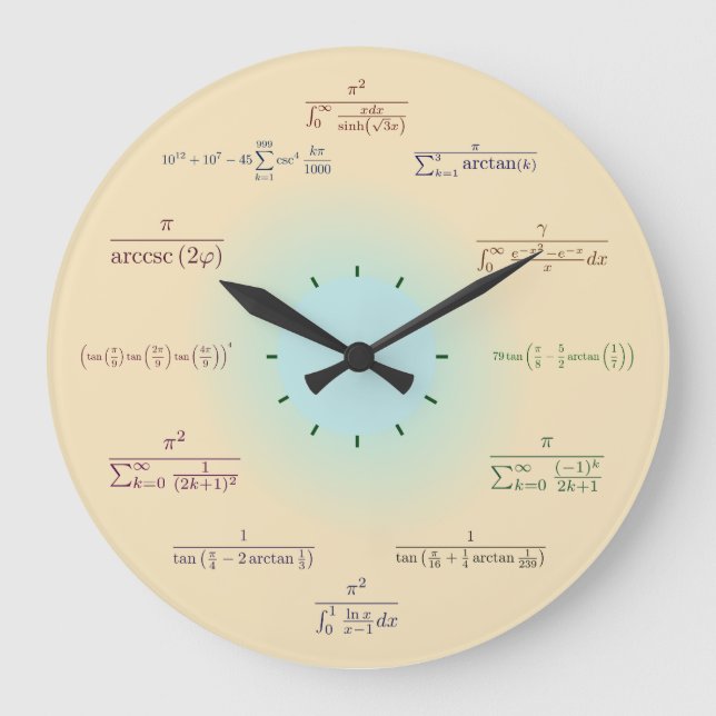 Matematikklocka Stor Klocka (Framsida)