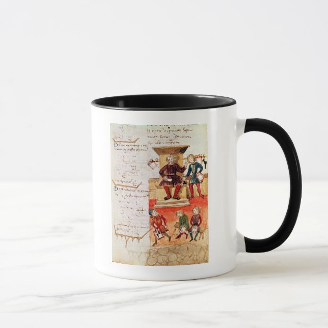 Matematikkurs, från en matematisk avhandling mugg (Höger)