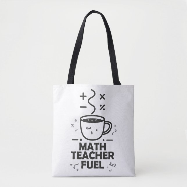Matematiklärarbränsle Tygkasse (Framsida)