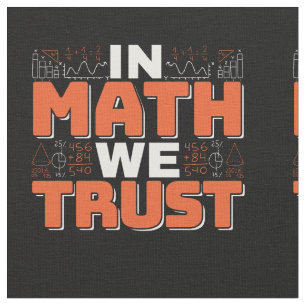 Matematiklärare Citat - Vi Litar På Matematik Tyg