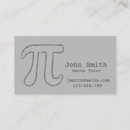 Matematiklärare eller snyggt för lärare visitkort