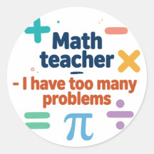 Matematiklärare — Jag har för många problem