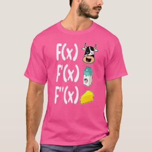 Matematiklärare Ko mjölk ost Matematik Matematisk T Shirt