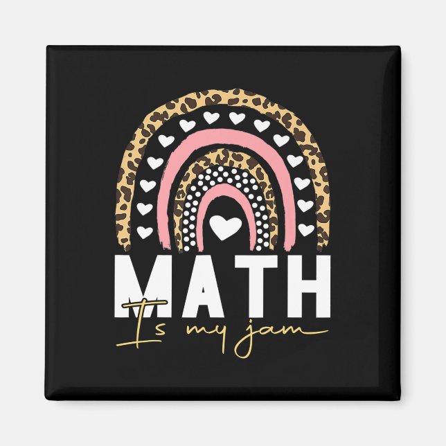 Matematiklärare - Matematik Är Min Grej  Magnet (Framsidan)