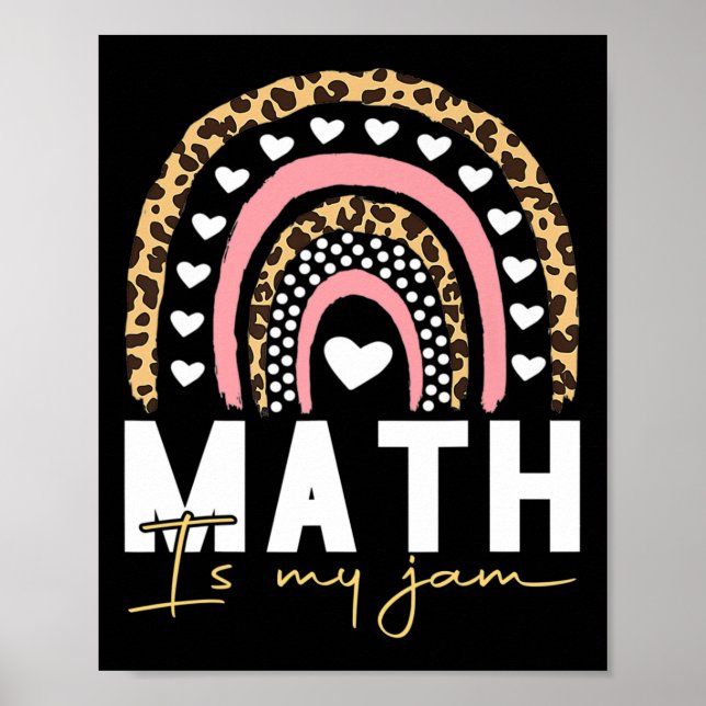 Matematiklärare - Matematik Är Min Grej Poster (Framsidan)