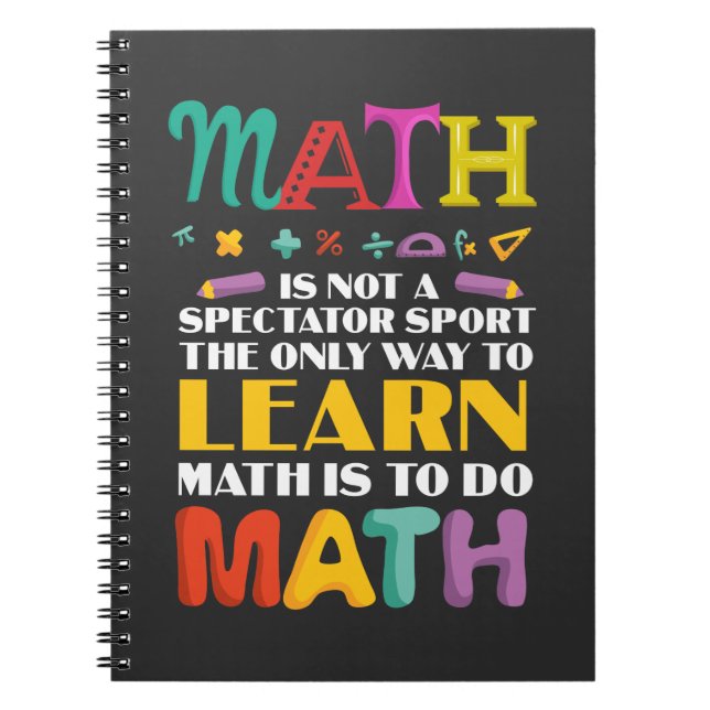 Matematiklärare Matematisk studie Elev Skola Anteckningsbok (Framsidan)