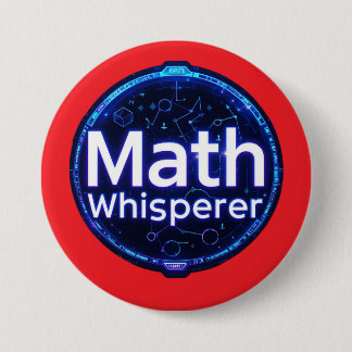 Matematiklärare Math Whisperer Knapp