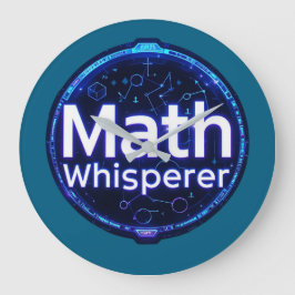 Matematiklärare Math Whisperer Stor Klocka