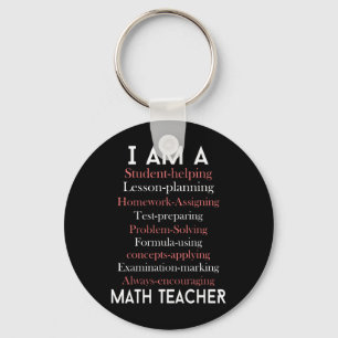 Matematiklärare Nyckelring