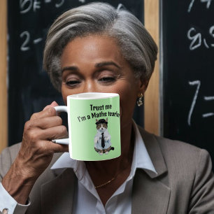Matematiklärare present lita på mig matematik prof kaffemugg