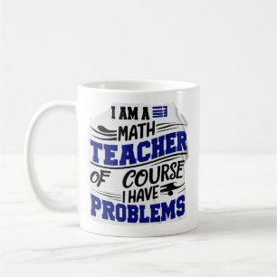 Matematiklärare Skämt Kaffemugg