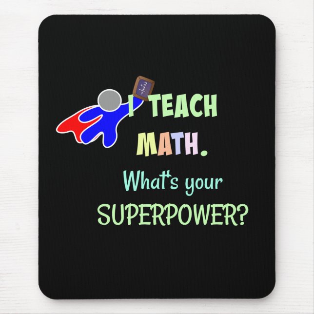 Matematiklärare, Superhjälte Musmatta (Framsidan)