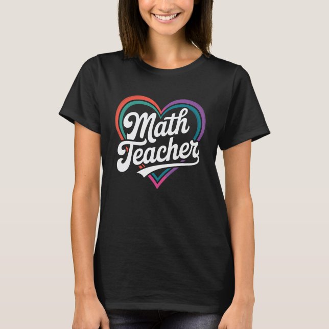 Matematiklärare T Shirt (Framsida)