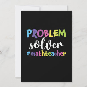 Matematiklärarens problemlösare inbjudningar