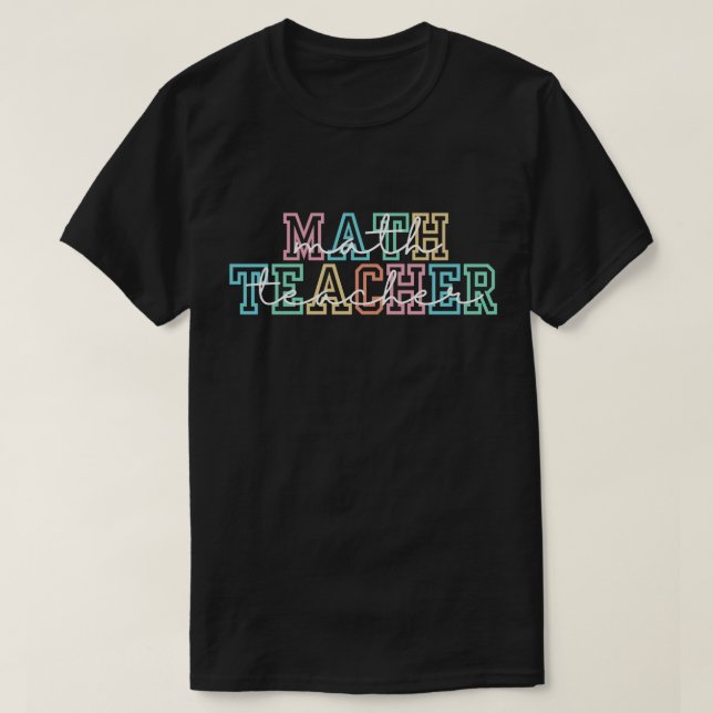 Matematiklärartröja, Matematiklärarppresent, Matem T Shirt (Design framsida)